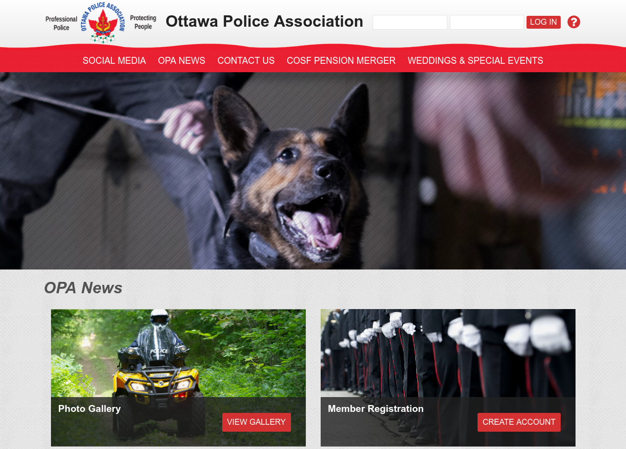 Ottawa Police Association Homepage (https://www.ottawapa.ca)